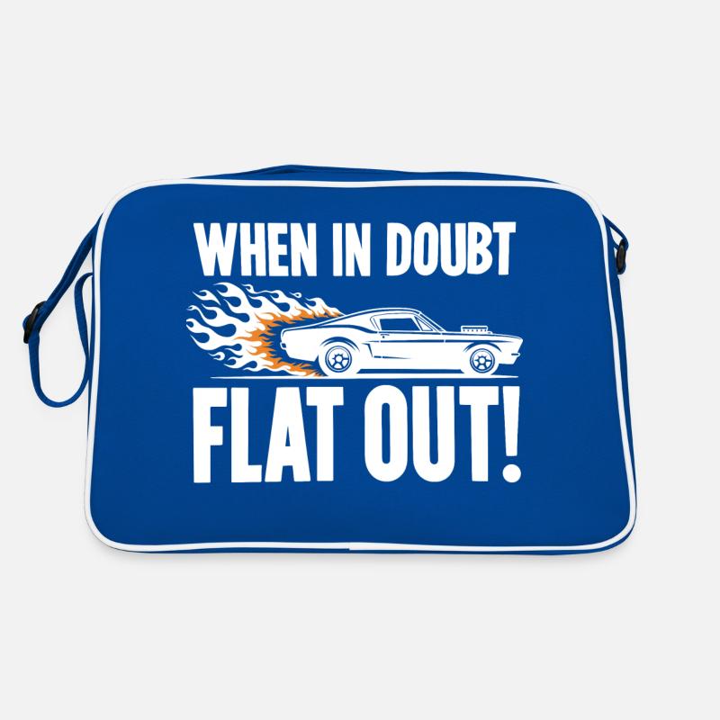When In Doubt Flat Out! Retro Bag