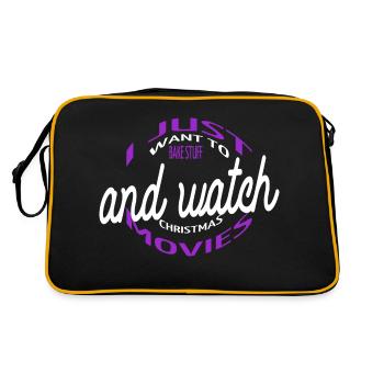 Confiseur Barbe Gang Boulangerie Citation Couples - Sac Retro - noir/or - Dos