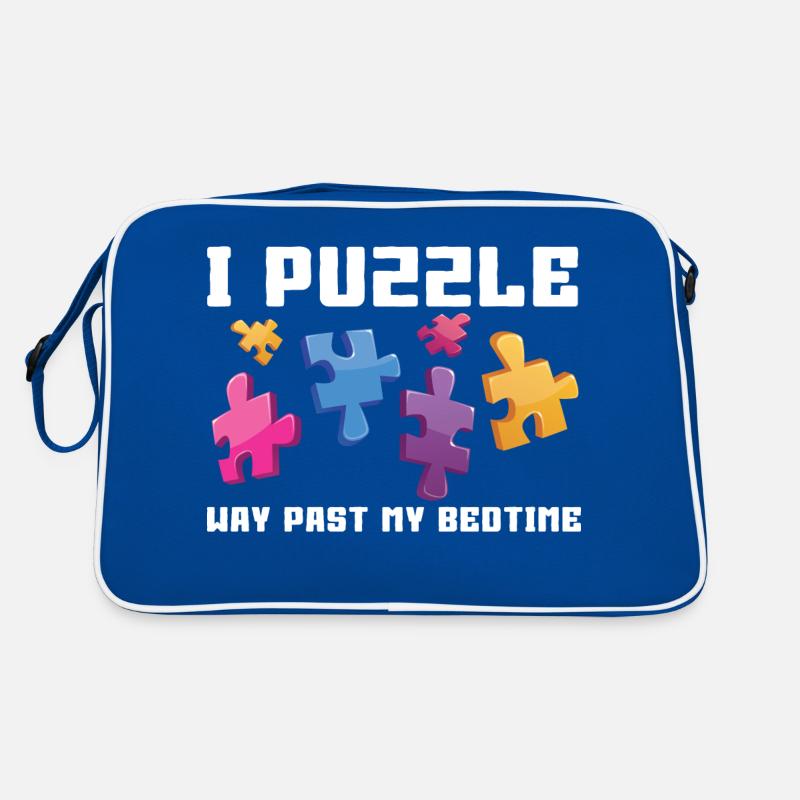 I'm puzzling far beyond my bedtime Retro Bag