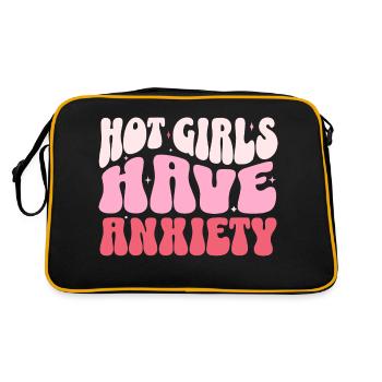 Les filles chaudes ont de l’anxiété - Sac Retro - noir/or - Dos