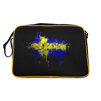 Sweden Sweden Scandinavia Nordic countries Viking Europe - Retro Bag - black/gold - Back