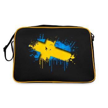 Sweden Sweden Scandinavia Nordic countries Viking Europe - Retro Bag - black/gold - Back
