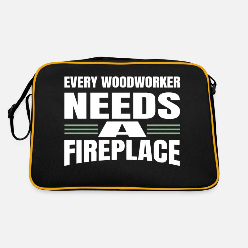 funny sayings carpenter jokes tshirts carpenter Retro Tasche