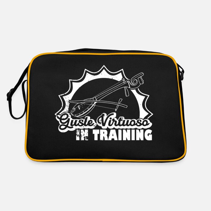 Gusle Virtuoso in Trainig Serbien Balkan Retro Tasche