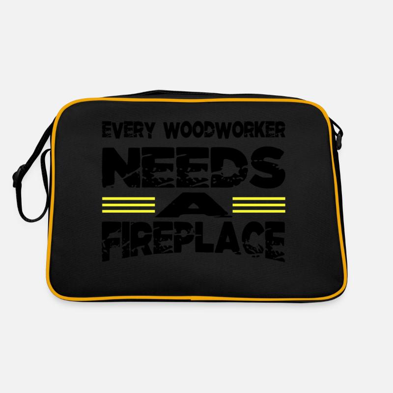 joke present idea cabinetmaker woodworking Retro Bag