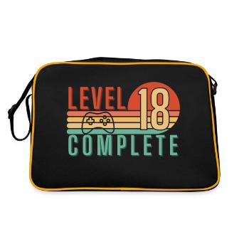 Level 18 Complete Birthday - Retro Bag - black/gold - Back