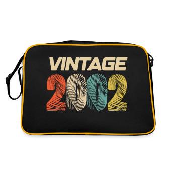Jahrgang 2002 Retro - Bestseller - Retro Tasche - Schwarz/Gold - Hinten