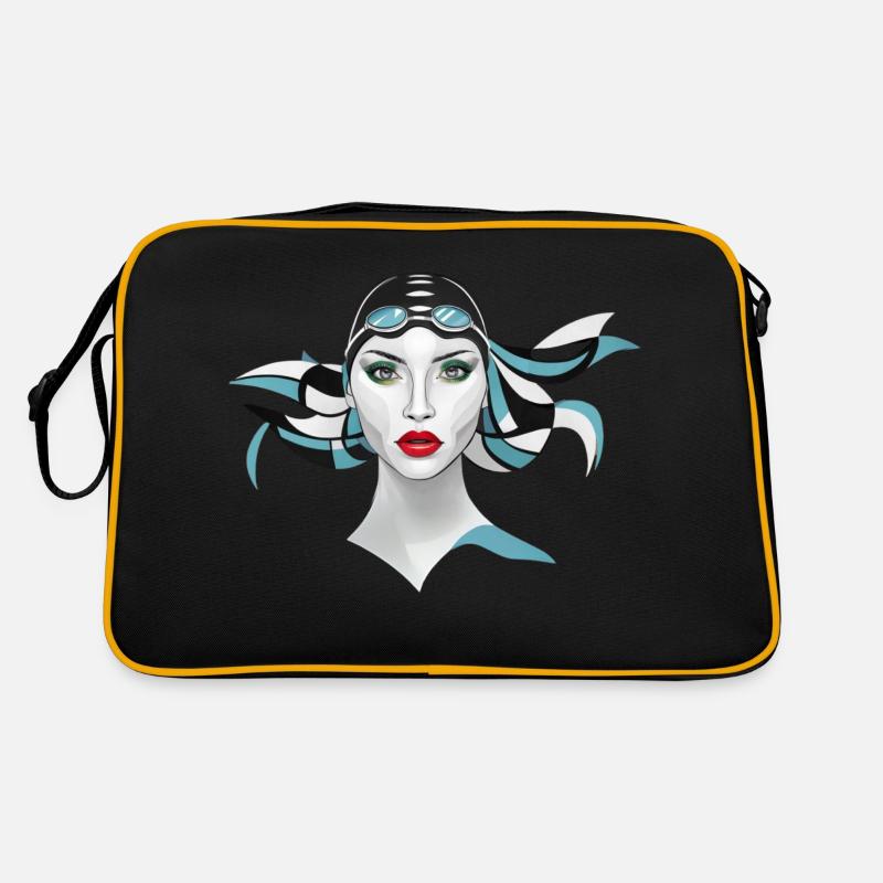 Aquatic Elegance: Imagination Dives Deep Retro Bag