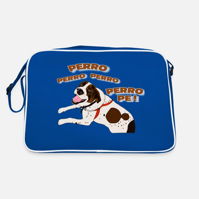 Chiot Morris IV blanc et brun Sac Retro