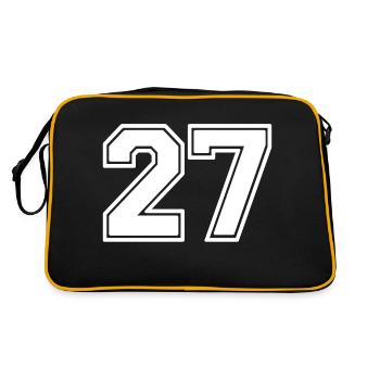 27 - Retro Bag - black/gold - Back