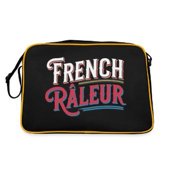 French râleur - Sac Retro - noir/or - Dos