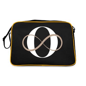 Infinite Letter O - Retro Bag - black/gold - Back