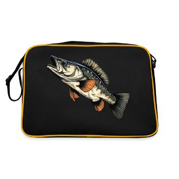 poisson - Sac Retro - noir/or - Dos