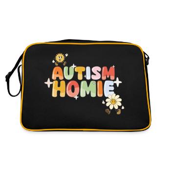 Autism - Retro Bag - black/gold - Back