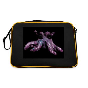 Octopus octopus - Retro Bag - black/gold - Back