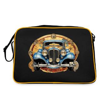 Voiture de collection - Sac Retro - noir/or - Dos