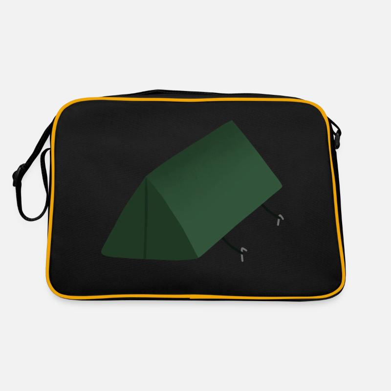 Green Tent Retro Bag