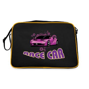 Race car - Retro Bag - black/gold - Back
