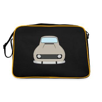 4L beige - Sac Retro - noir/or - Dos