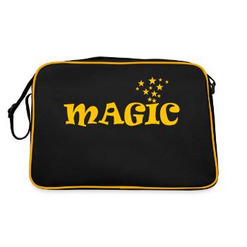LA MAGIE - Sac Retro - noir/or - Dos