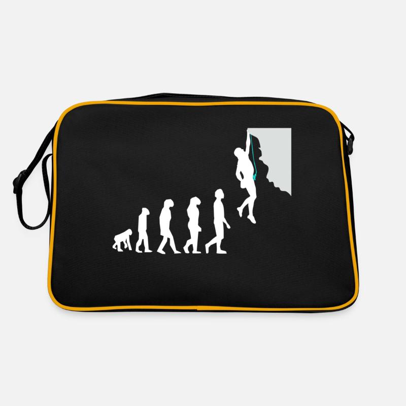 Escalade évolution - Sac Retro - noir/or