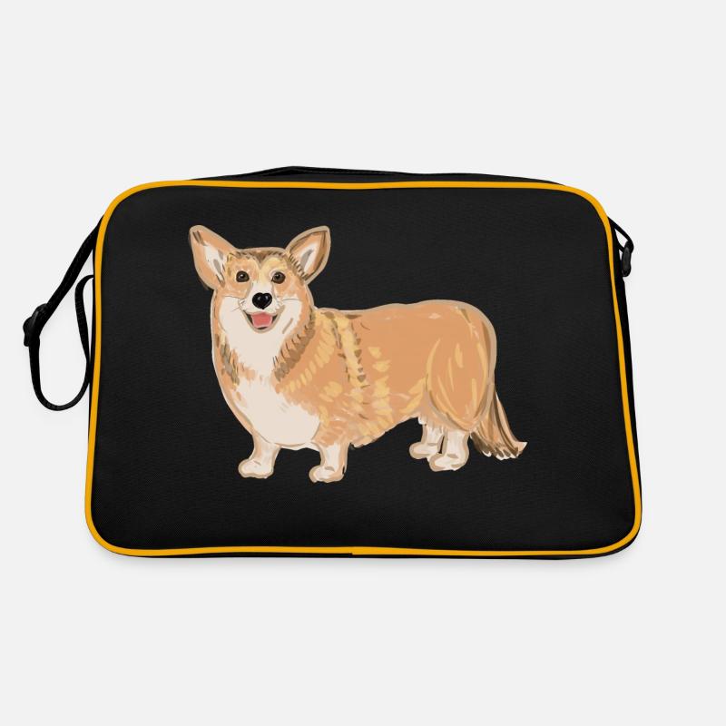 Corgi debout Sac Retro