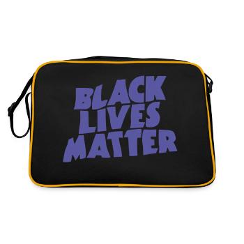 Black Lives Matter - Retro Bag - black/gold - Back