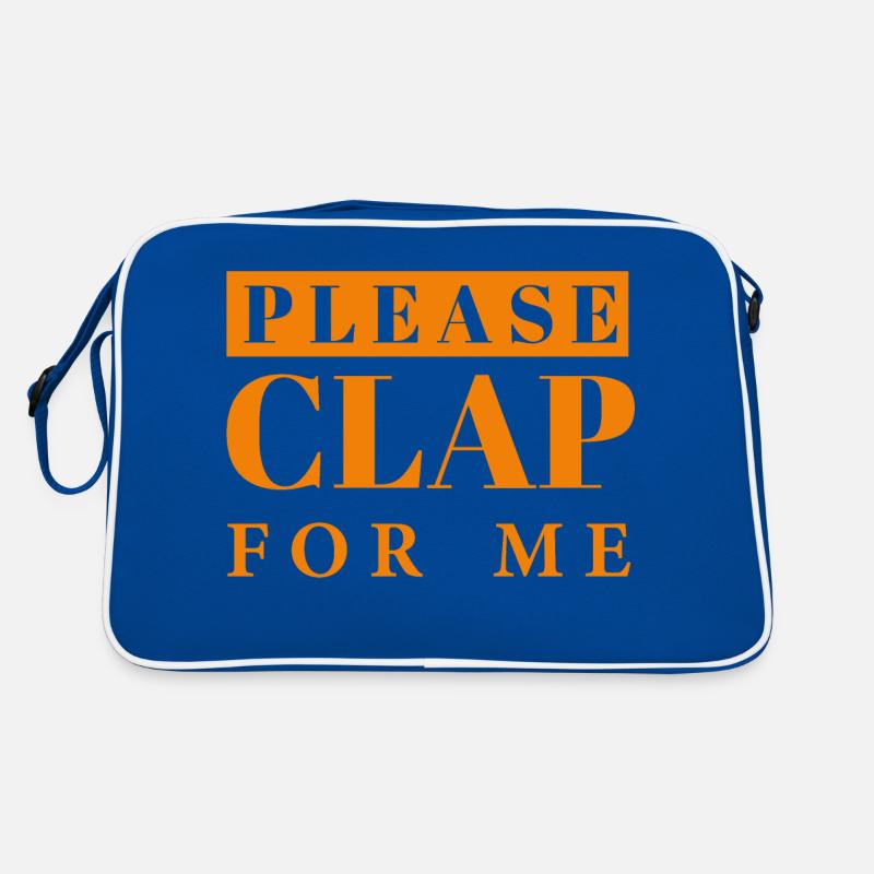 Applause, Clap, Clapping Hands- please clap for me Retro Bag