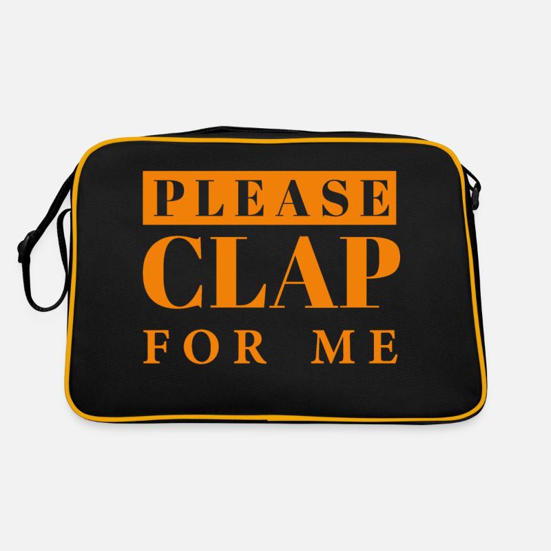 Applause, Clap, Clapping Hands- please clap for me Retro Bag