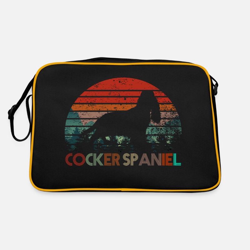 COCKER SPANIEL Retro Tasche