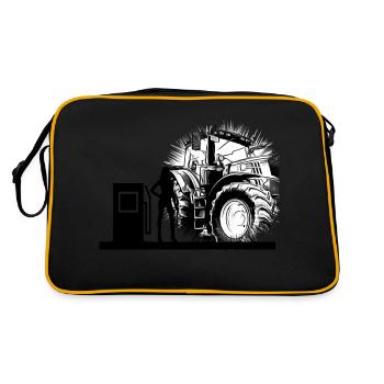 Tracteur - Sac Retro - noir/or - Dos