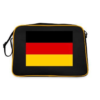 Allemagne - Sac Retro - noir/or - Dos