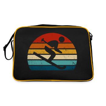 ski rétro - Sac Retro - noir/or - Dos