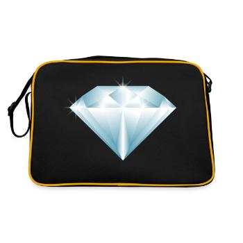 Diamant Gemstone Diamants Investissement Bijoux - Sac Retro - noir/or - Dos