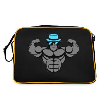 Gorille fort - Sac Retro - noir/or - Dos