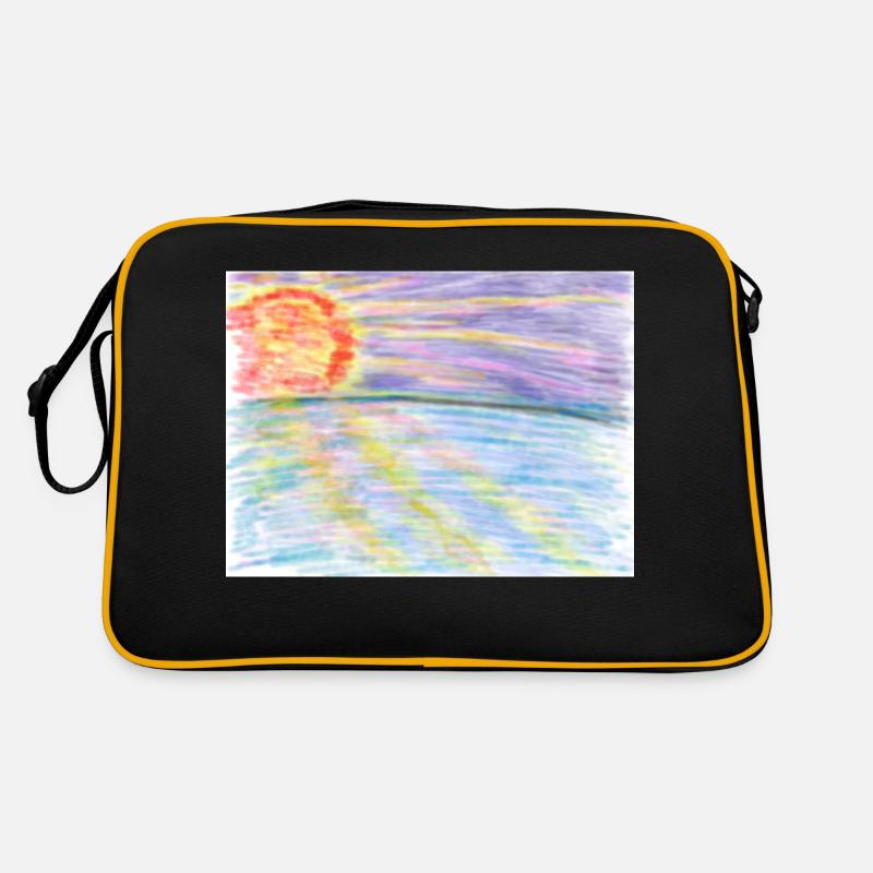 Sonnenuntergang Retro Tasche