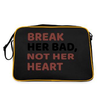 CASSER SON LIT, PAS SON CŒUR - Sac Retro - noir/or - Dos