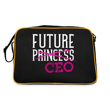 future princesse PDG Design pour une fille PDG - Sac Retro - noir/or - Dos