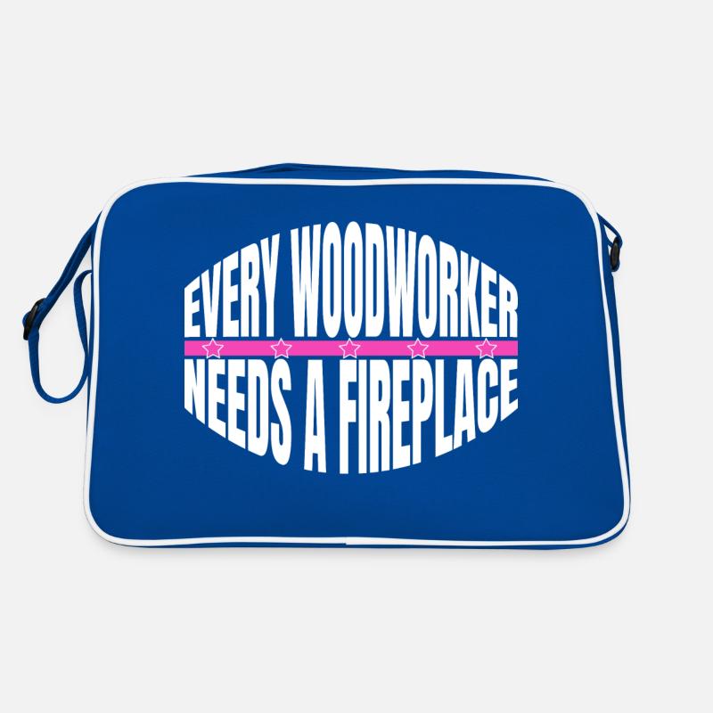 felling funny sayings forest work Retro Tasche