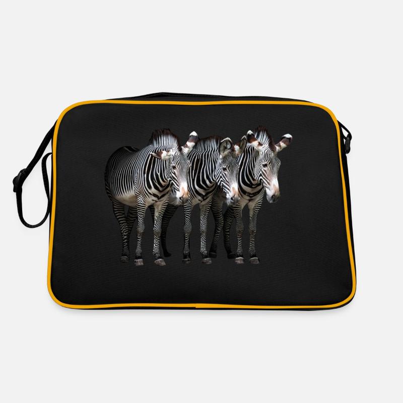 Three zebras Retro Bag