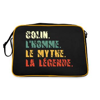 Colin l homme le mythe la légende - Sac Retro - noir/or - Dos