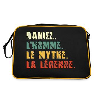 Daniel l homme le mythe la légende - Sac Retro - noir/or - Dos