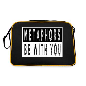 blog editer gift idea book awesome chassis - Retro Bag - black/gold - Back