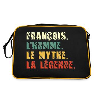 François l homme le mythe la légende - Sac Retro - noir/or - Dos