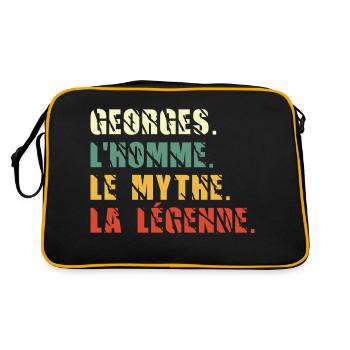 Georges l homme le mythe la légende - Sac Retro - noir/or - Dos