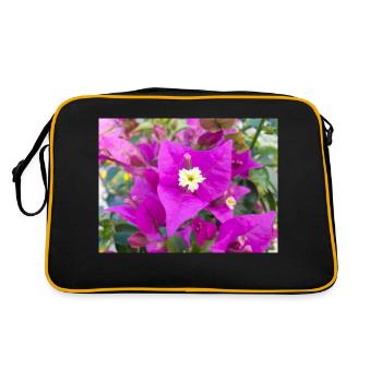 bougainvillea (in german Bougainvillea - Retro Bag - black/gold - Back