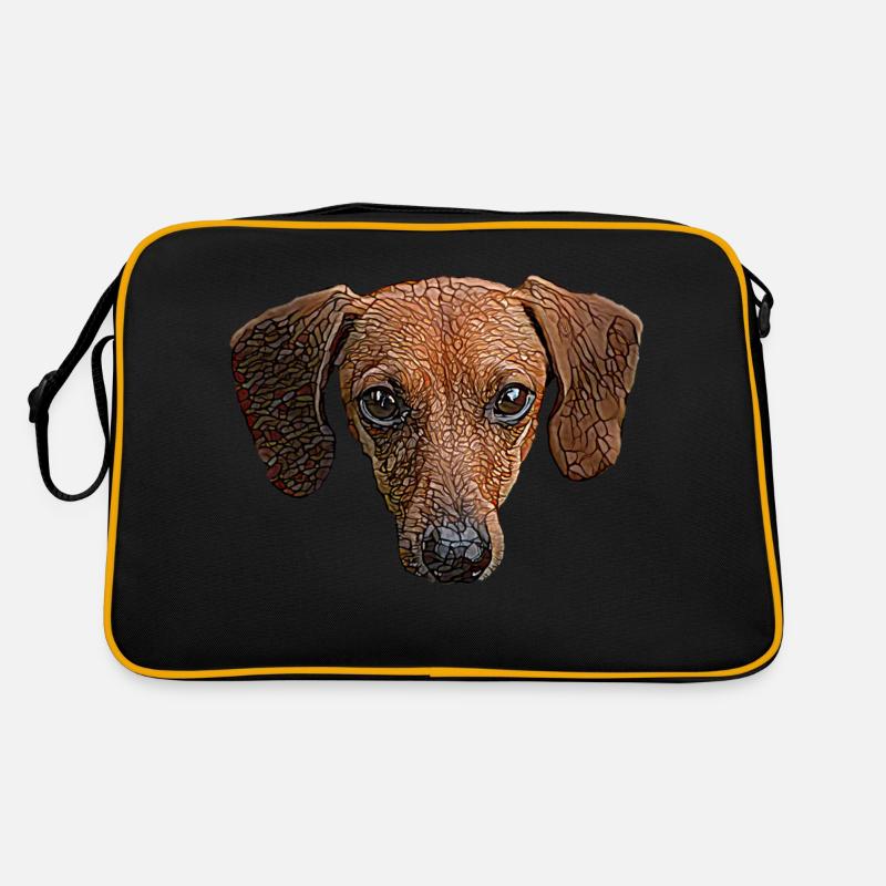 Visage de teckel Sac Retro