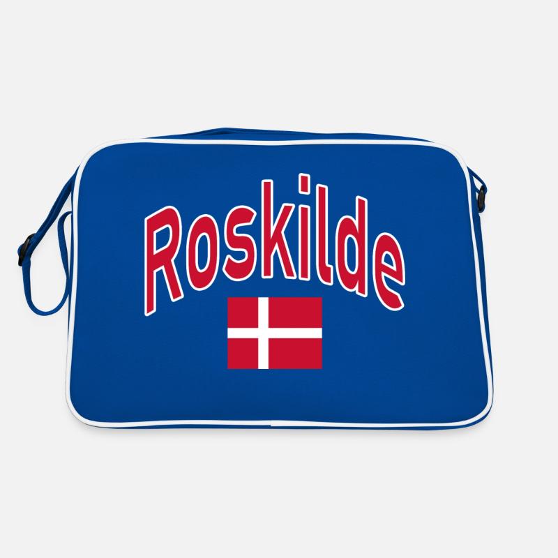 Drapeau de Roskilde Danemark Sac Retro
