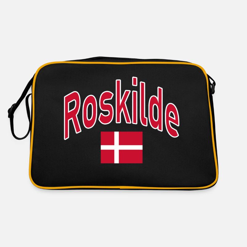 Drapeau de Roskilde Danemark Sac Retro