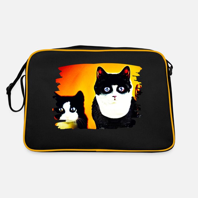 Cat pair Retro Bag